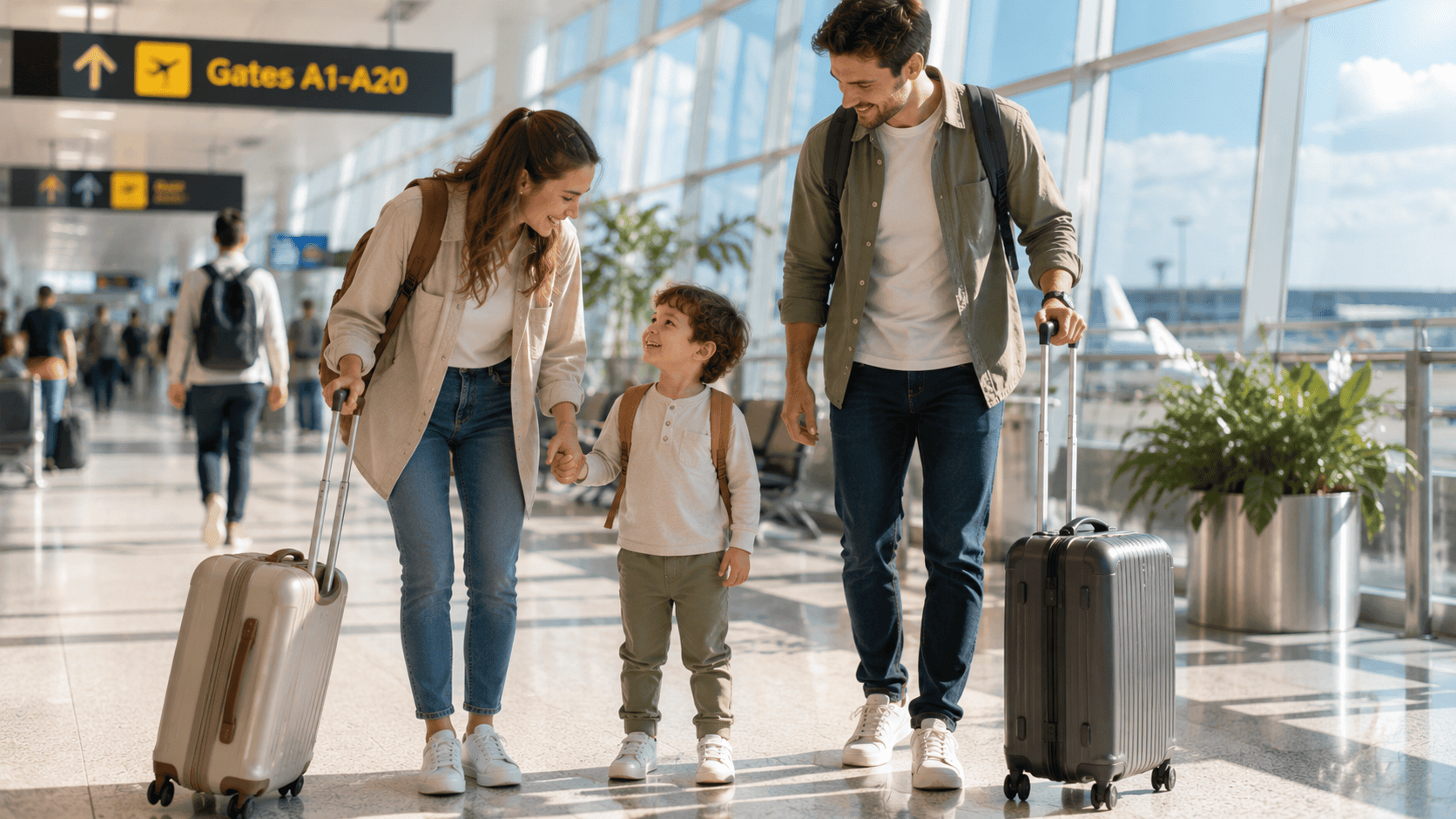Reisen mit Kind und Klapptöpfchen: So gelingt der Sommerurlaub ohne Pipi-Stress im Flugzeug