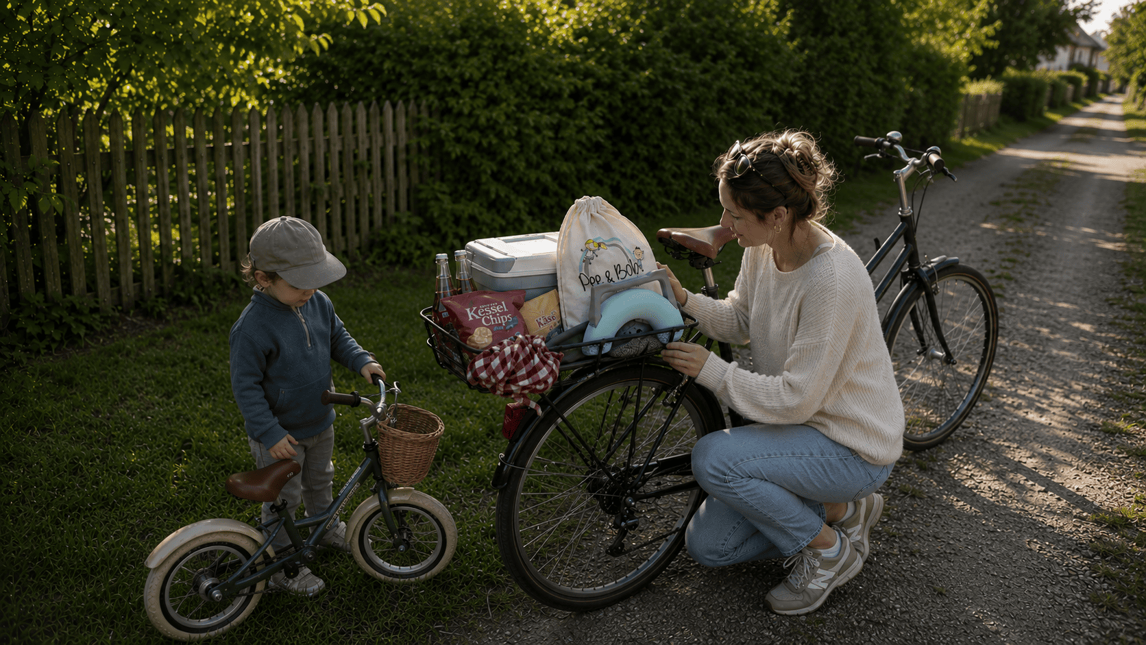 Radtour mit Kleinkind: Pipi-Pausen planen ohne Stress