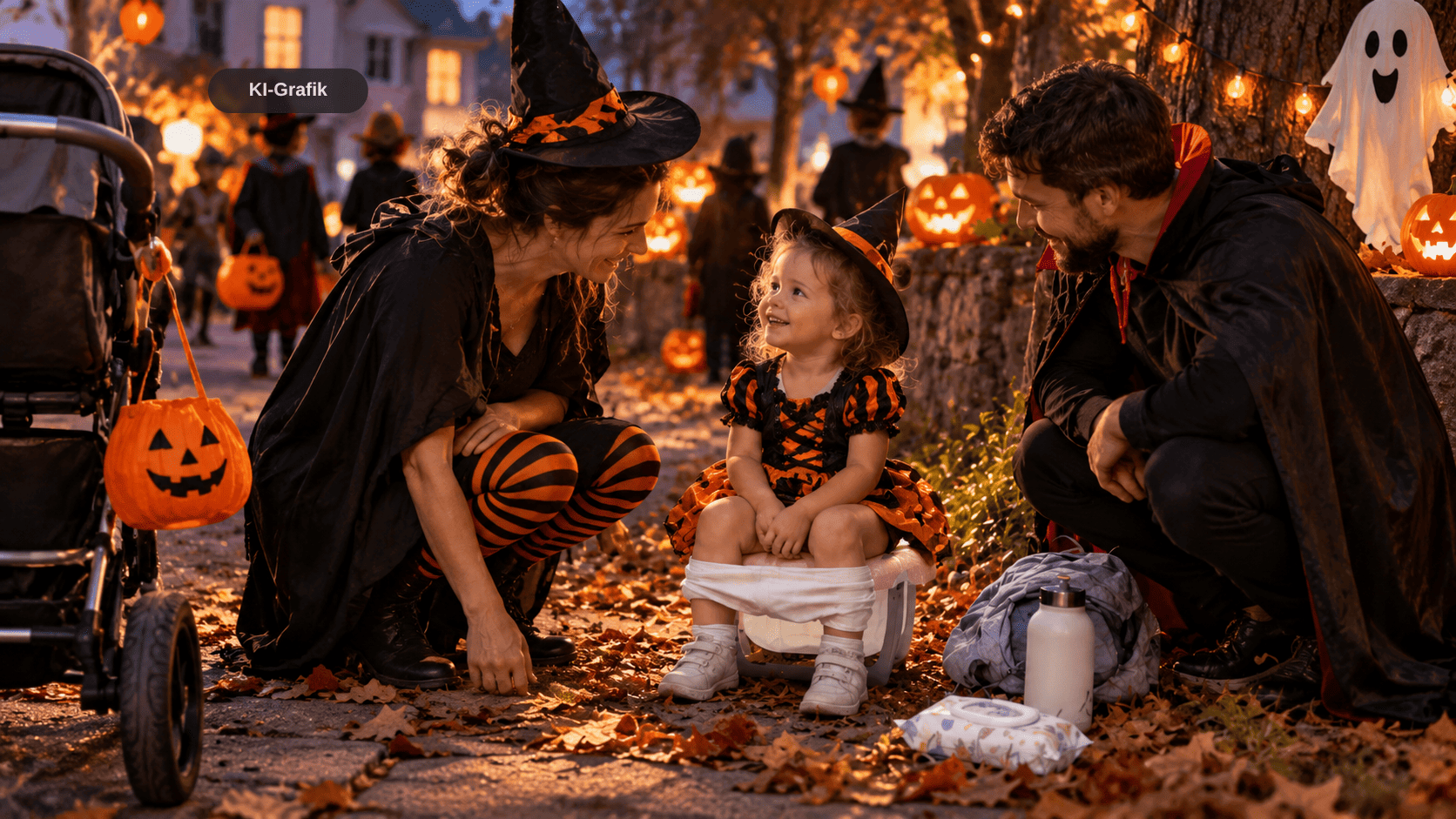Halloween mit Kindern ohne Toilettenstress: So wird die Gruselnacht entspannt