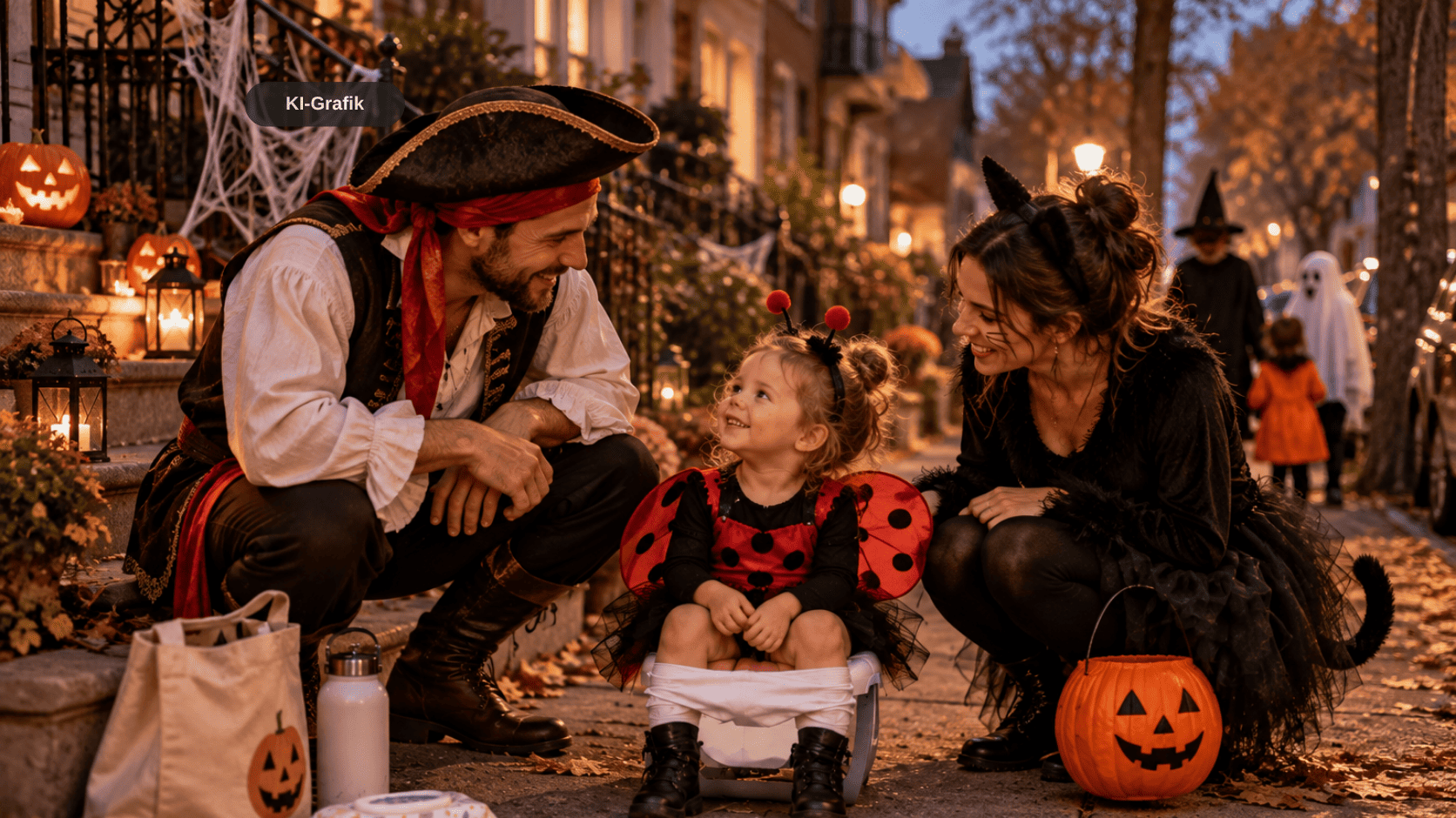 Halloween-Party mit Kindern: So meistert ihr Pipi-Notfälle im Kostüm-Chaos