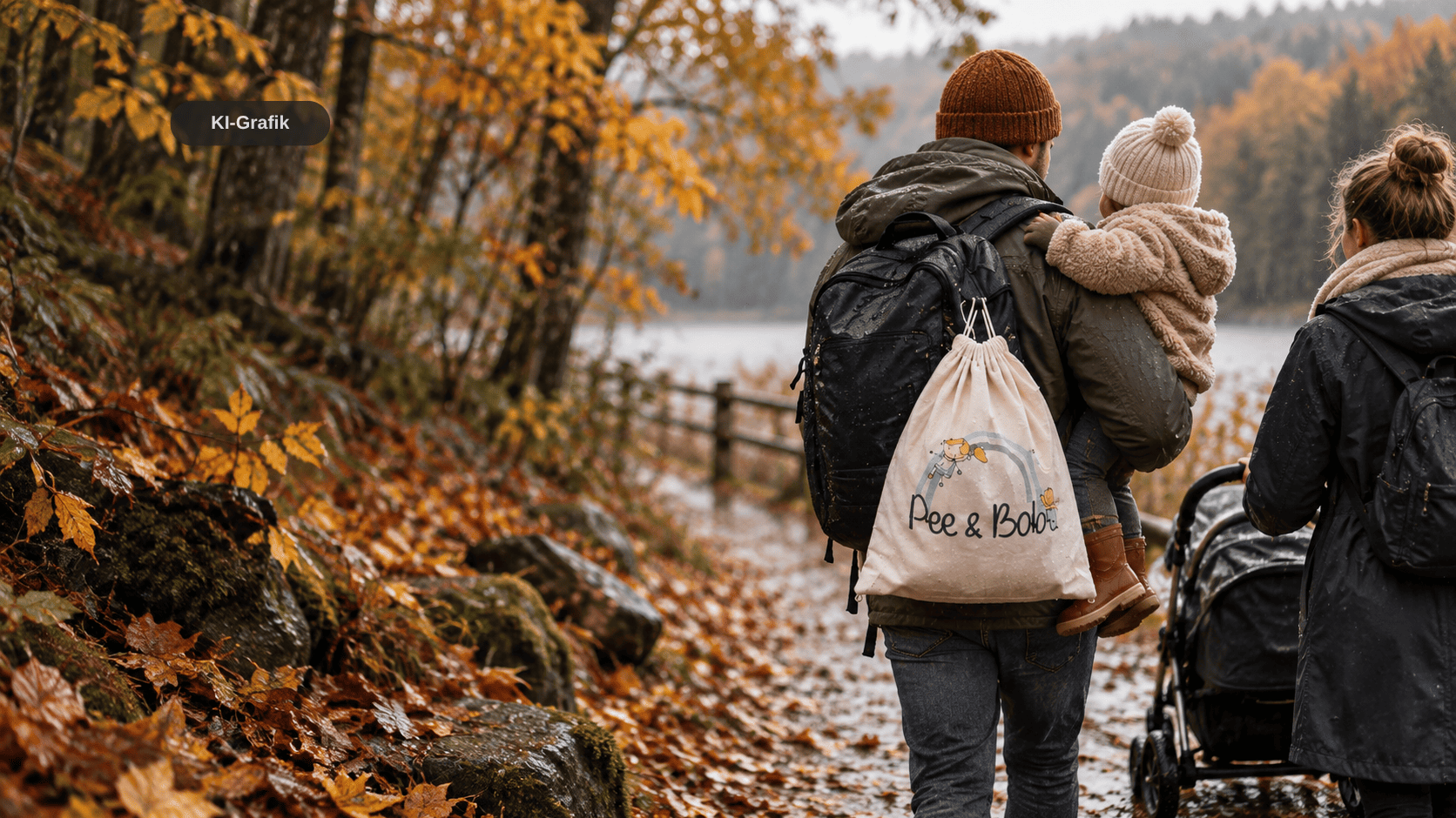 Regenwanderung mit Kleinkind: trocken bleiben ohne Windelstress