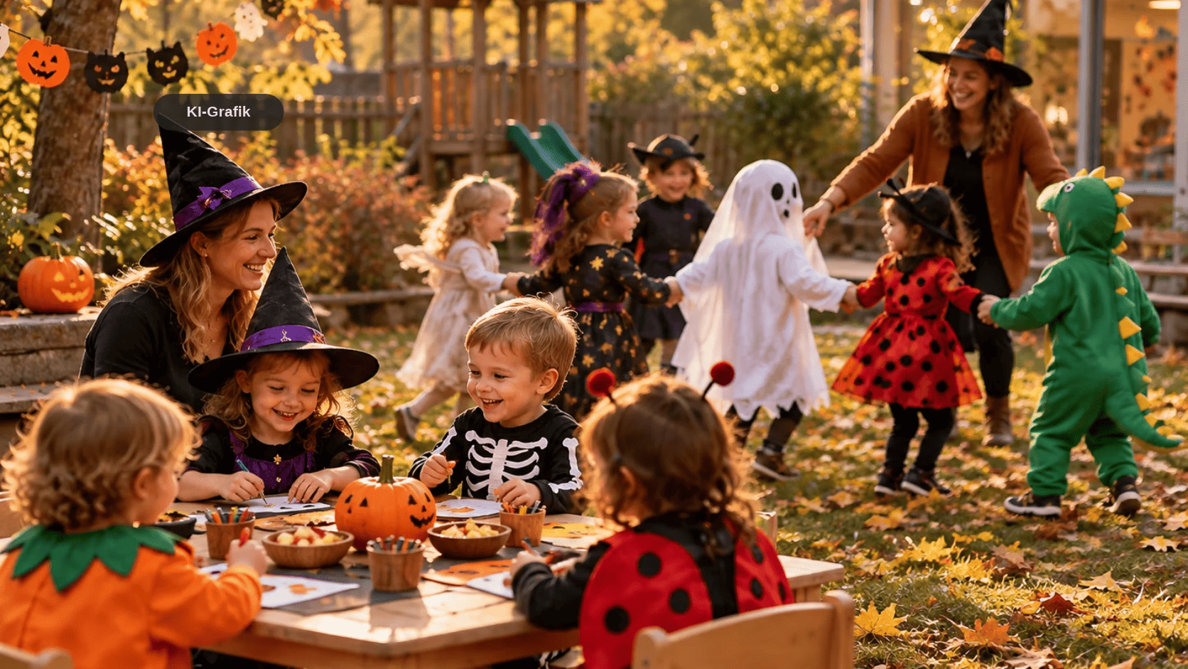 Tipps für eine stressfreie Halloween-Feier mit Kleinkind ohne Toilette