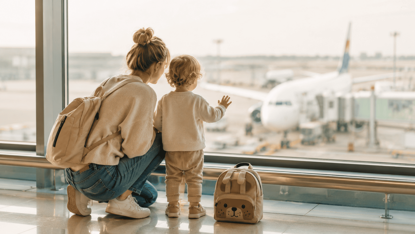 Flugreise mit Kleinkind: Entspannt durch jede Pipi-Pause