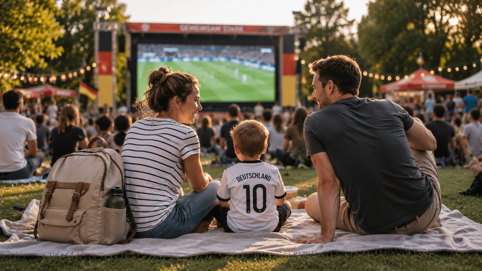 Public Viewing mit Kleinkindern: So bleibt die WM-Party für alle entspannt